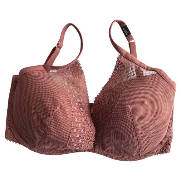 Victoria's Secret  Lightly-Lined Lace Plunge Bra, 32D3/32F - Picture 1 of 8